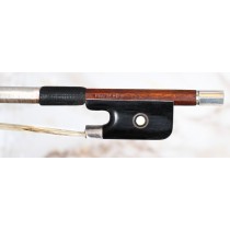 Georges Barjonnet silver mounted violin bow