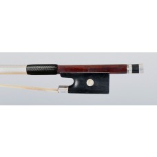 F. Ouchard, silver mounted violin bow