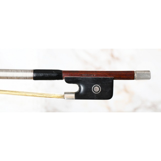 silver mounted Morizot violin bow